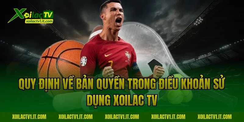 Quy định về bản quyền trong Điều Khoản Sử Dụng Xoilac TV